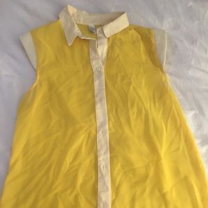 American apparel chiffon top